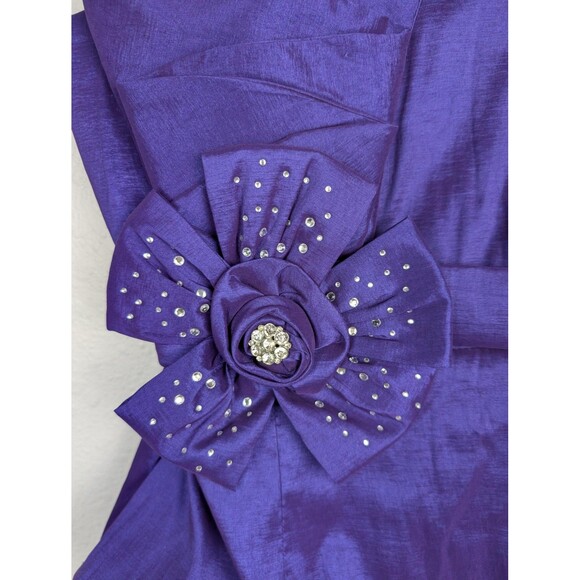 Jodi Kristopher Dress Womens 13 Strap Mini Floral Crystal Accents NWT Prom - Picture 3 of 10